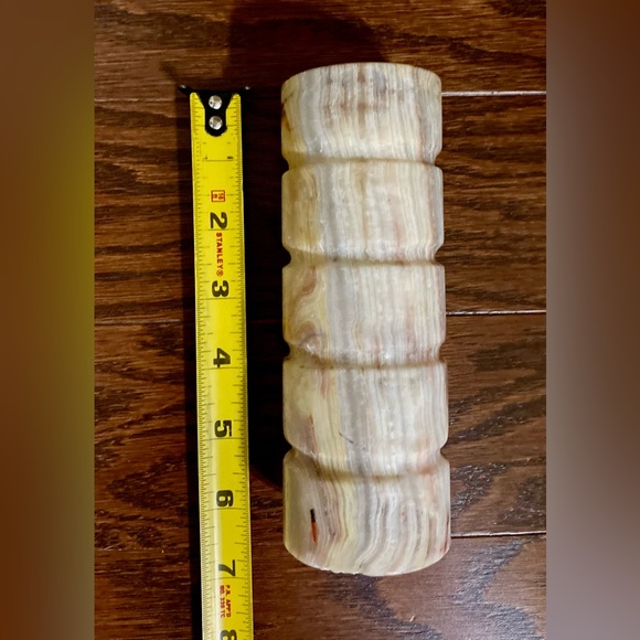 Candle Holders Set of 2 Decorative Onyx hand caved Multicolour - Picture 10 of 13